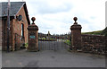 Gate to Mauchline Old Cemetery in KA5 5AW