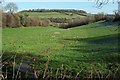 Field in valley by White Ox Mead Lane in BA2 8PE