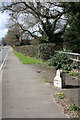 Parish boundary stone beside Uffington Road in PE9 2BF
