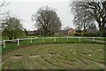 Turf maze and playing field in LE15 8RQ