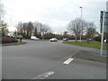 Roundabout on Brookfield Road, Ashford in TN23 2ZA