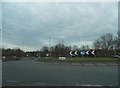 Roundabout on Chart Road, Ashford in TN25 4PZ