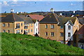 View over housing from the edge of Gallions Hill in SE28 0GS