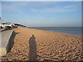 The beach at Sandgate in CT20 3UA