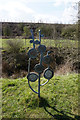 Sculpture at Woodhouse Washlands in S26 4SX