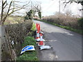 Collapse of verge on Syd Brook Lane in L40 2RA