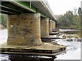 Wylam Bridge from below in NE41 8DW
