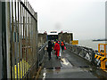 Boarding the 'Jonathan Swift' ferry at Holyhead in LL65 2HH