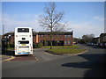Bus turning circle, Tanyard Farm estate in CV4 9UE