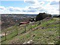View over the Rhymney Valley above Bargoed in CF81 8WA