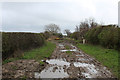 Muddy Track heading South towards Carlton Miniott in YO7 4RN