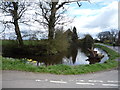 Pond near Windlehill Farm in Osleston and Thurvaston