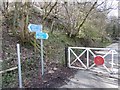 Path signs, Penicuik Railway trackbed in EH26 8QR