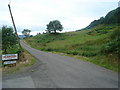 The Lerags road at the turnoff to Ardoran in PA34 4SE