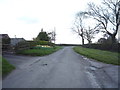 Minor road near New Top Farm in DE6 5AD
