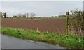 Public footpath sign, just south of Mosey Bridge in YO30 2BE
