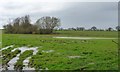 Flooded farmland on the east bank of the River Kyle in YO30 2BE