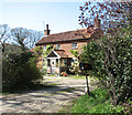 Entrance to Oakring Cottage in NR20 5DD