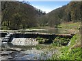 Weir on Cadoxton River in Michaelston-le-Pit and Leckwith Community