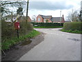 Road junction, Cropper Top in Osleston and Thurvaston
