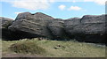 Eroded sandstone on the summit of The Roaches in ST13 8UQ
