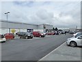 Lidl supermarket and its car park, Bude in EX23 8TL