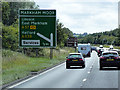 Southbound A1 near Markham Moor Services in West Drayton