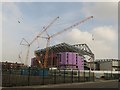 Main Stand expansion, Anfield, Liverpool in L4 5RX