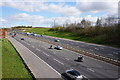 Looking Northbound on the A1M in LS25 3AR