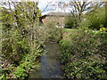 Gatwick Stream seen from footbridge in RH10 1SU