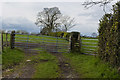 Stile and footpath across Blue Moor in PR4 0SN