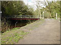 Footbridge over mill leat - Etherow Country Park in SK6 5HP