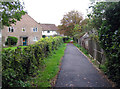 Footpath towards Western Road in BN27 1FF