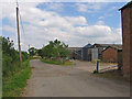 Entrance to Syston Grange farm yard in LE7 2FE