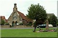 Holy Trinity church and war memorial at Reach in CB5 0JW