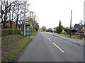 Bus stop and shelter on Hertford Road in SG2 8TE