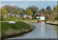 The Fossdyke Canal at Saxilby in LN1 4AW