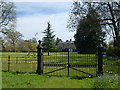 Gates and railings near Stradsett Hall, Norfolk in PE33 9HJ