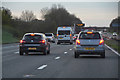 Cheshire East : The M6 Motorway in CW11 2TQ