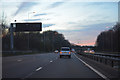 Metropolitan Borough of Wigan : The M6 Motorway in WA11 9TE