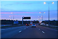 Metropolitan Borough of Wigan : The M6 Motorway in WN5 8SP