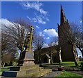 Coleshill: St.Peter and St. Paul's church and war memorial in B46 1AJ