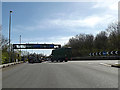 A1(M) at the junction with the M25 London Orbital Motorway in EN6 3QA