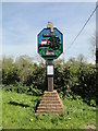 Worthing's new village sign in NR20 5HH
