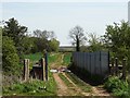 Bridge over the railway south of Langwith in NG20 9DS