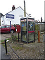 Elizabeth II postbox and phonebox on Main Road, Ormesby St Michael in NR29 3LT