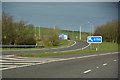 Dumfries and Galloway : The A74(M) Motorway in DG11 3LE