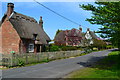 Thatched cottages at Bickton in SP6 2EX