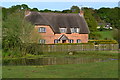 Thatched cottage on the green at North Gorley in SP6 2PS