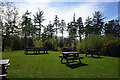 Picnic area at Beaconsfield Services in HP9 2SB